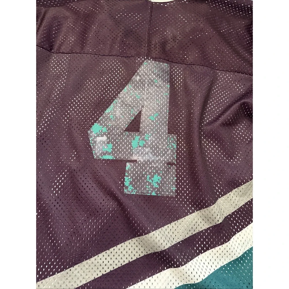 Vintage Disney Anaheim Mighty Ducks Large CCM Mesh Hockey Shirt 1993